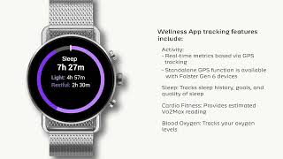 Skagen Falster Gen 6 Wellness App Features [upl. by Bittencourt]