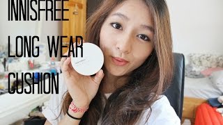 Review Innisfree Long Wear Cushion  iambhon [upl. by Nauqad]