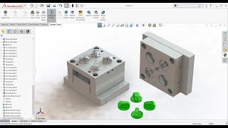 SOLIDWORKS Mold Design  Solidworks Mold Tutorial [upl. by Godfree]