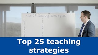 Top 25 teaching strategies [upl. by Anetsirk]