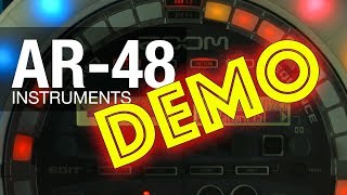 Zoom AR48 Instruments Demo [upl. by Etteroma]