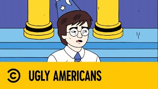 ¿Van a Cortarme El Pirulín  Ugly Americans  Comedy Central LA [upl. by Aieki]