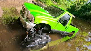 MUD GIRLS STUCK ATV OFF ROAD FUN [upl. by Vivian225]