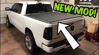 2019 RAM 1500 TONNEAU COVER INSTALL MUST HAVE [upl. by Atoel]