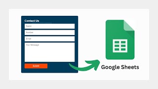 Google Sheets  How To Send HTML Form Data To Google Sheets [upl. by Singh809]