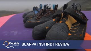 Scarpa Instinct VS VSR and Lace Climbing Shoes [upl. by Esilec]