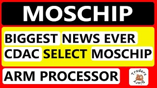 moschip share news  india’s processor era  moschip को शामिल किया  CDAC  5 July AGM [upl. by Nwahsram]