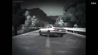 Initial D First Stage  Takumi Fujiwara vs Keisuke Takahashi First Encounter Inertia Drift scene [upl. by Appilihp]