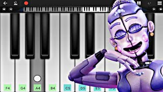 Five Nights at Freddys  Sister Location PERFECT PIANO Crumbling Dreams Balloras Music Box [upl. by Luedtke]