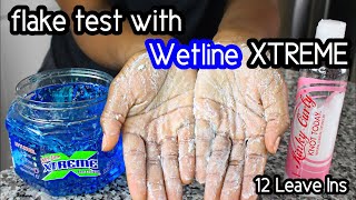 What Leave ins Blend With WETLINE XTREME  Flake Test with 12 Popular Leave ins [upl. by Nosnirb]