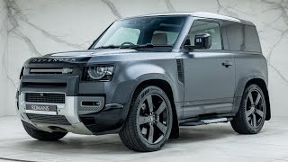 2023 Land Rover Defender 90 V8 Carpathian  Carpathian Grey Satin PPF  Walkaround  Exhaust Sound [upl. by Adnamma]