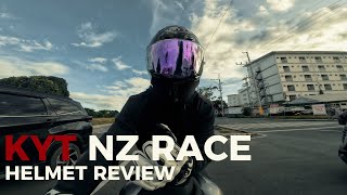 KYT NZ RACE FULL CARBON 2024  HELMET REVIEW  KYT PHILIPPINES  CF MOTO 450 SRS [upl. by Vicky845]