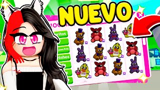 ¡CONSIGUE NUEVAS MASCOTAS ANIMATRÓNICAS de FNAF en ROBLOX [upl. by Eekram]