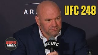 Dana White breaks down UFC 248 criticizes Yoel Romero Paulo Costa  ESPN MMA [upl. by Munroe]