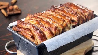 Pull Apart Cinnamon Bread Recipe  How Tasty Channel [upl. by Amara80]