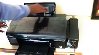 Epson L805 printer Unboxing and set up step by step How to Install Epson L805 in Hind OBS6 [upl. by Elegna]