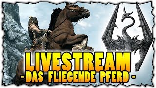 MZINCHALEFT und typisch PFERD  Skyrim Live 002  Nestaktiv [upl. by Aleacin972]