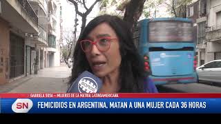 Femicidios en Argentina Matan a una mujer cada 36 horas Crece la preocupación de las organizaciones [upl. by Barna]