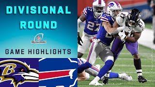 Ravens vs Bills Divisional Round Highlights  NFL 2020 Playoffs [upl. by Atnuahs]