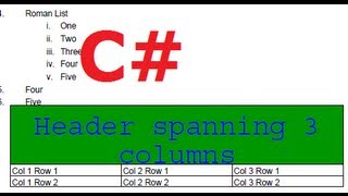 C Tutorial 45 iTextSharp  Add table into existing PDF using iTextSharp [upl. by Lucilla]