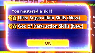 HOW TO UNLOCK ULTRA SUPERVILLAIN AND NEW GOD OF DESTRUCTION SKILLS IN DRAGON BALL XENOVERSE 2 DLC 18 [upl. by Nylitsirk152]