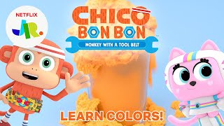 Learn Colors with Chico Bon Bon SUPER Satisfying Sand  Netflix Jr [upl. by Aracot]