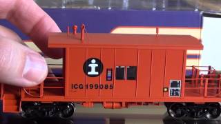 Bluford Shops Illinois Central Gulf Transfer Caboose Review [upl. by Lorena]