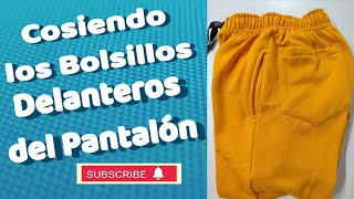 Cosiendo los bolsillos delanteros del pantalón infantil [upl. by Augustina]