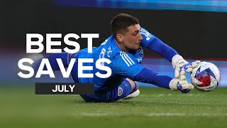 Spectacular Stops MLSs Best Saves in July [upl. by Parrott]