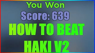 GPO HOW TO BEAT OBSERVATION HAKI V2 [upl. by Inama739]