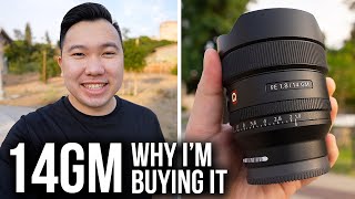 Sony 14mm GM  Why Im Buying It [upl. by Nyloc867]