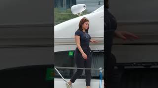 Exceptional Service Yacht Stewardess Waving to BoatSnaps Cameras in Miami Luxury Yacht Experience [upl. by Ycal]