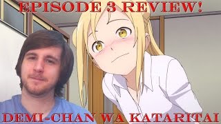 Cliche Anime Romance  Demichan wa Kataritai Episode 3 Review [upl. by Tesler]