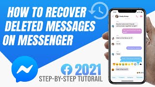 How to Recover Deleted Messages on Messenger 2021 Retrieve FB Messages [upl. by Deegan]