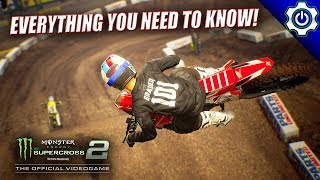 Monster Energy Supercross 2  ALL FEATURES amp GAMEPLAY [upl. by Joby]