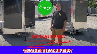 Enclosed Trailer line differences Basic vs Advanced [upl. by Gelhar]