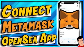 How To Connect Metamask Wallet To OpenSea Mobile App [upl. by Anaira]