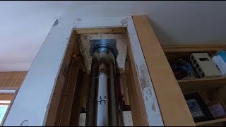 Obadiahs How To Properly Install Long Chimney Pipe [upl. by Anahsed]