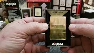 1935 Replica Zippo Unfinished Look [upl. by Weslee772]