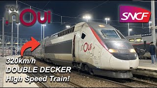 Paris to Marseille at 320kmh by TGV Duplex High Speed Train First Class Review [upl. by Epoillac]