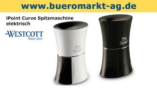 Spitzmaschine Westcott iPoint Curve elektrisch für Stiftdurchmesser bis 8mm [upl. by Jessalyn]