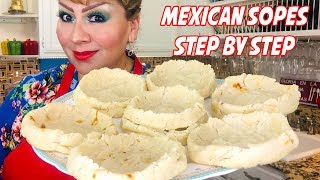 Mastering Mexican Sopes StepbyStep Guide  Easy Home Recipe  Choose Your Favorite Toppings [upl. by Kcitrap982]