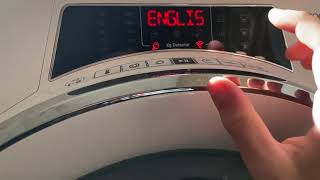 How To Change Language On Candy RapidO Washing Machine [upl. by Barstow]