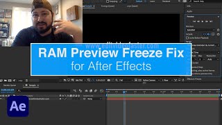 Solved After Effects RAM Preview Won’t Stop Playing [upl. by Seuqcaj]