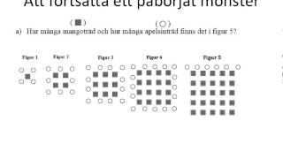 Att hittta och beskriva mönster [upl. by Leahcimauhsoj]