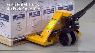 How to Use a Manual Pallet Jack Truck [upl. by Woodman]