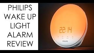 Philips WakeUp Light Alarm Clock Review [upl. by Ferdie]