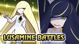 Pokémon Sun amp Moon  All Lusamine Battle HQ [upl. by Eylk207]