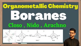 Boranes  Organometaliic Compounds  Metal Carbonyls  Clusters  CSIRNET  GATE  IIT JAM [upl. by Steffy]