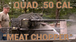 M45 Quadmount 50 Caliber quotMeat Chopperquot [upl. by Lorrayne]